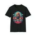 thumbnail image 1 of Man in Clouds Dream Unisex Softstyle T-Shirt Boho Egyptian Style Trip, 1 of 3