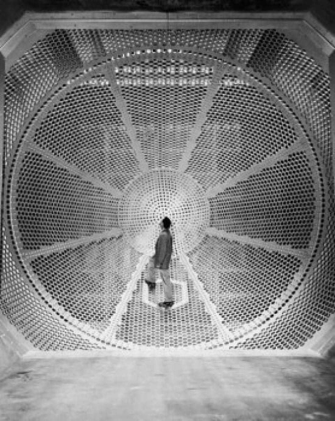 Man in a wind tunnel Canvas Art - (24 x 36)