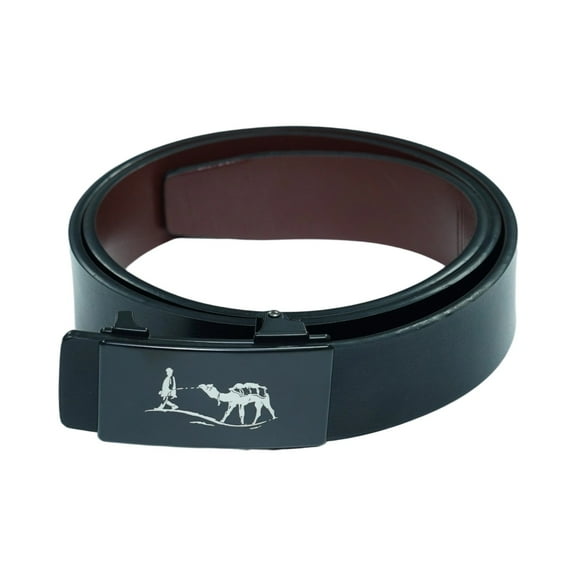 Man leading a camel Men's Belt