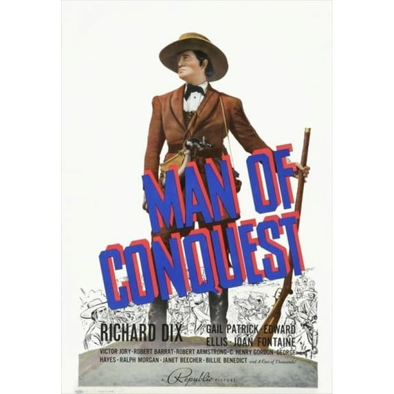 Man of Conquest Movie Poster Print (27 x 40)