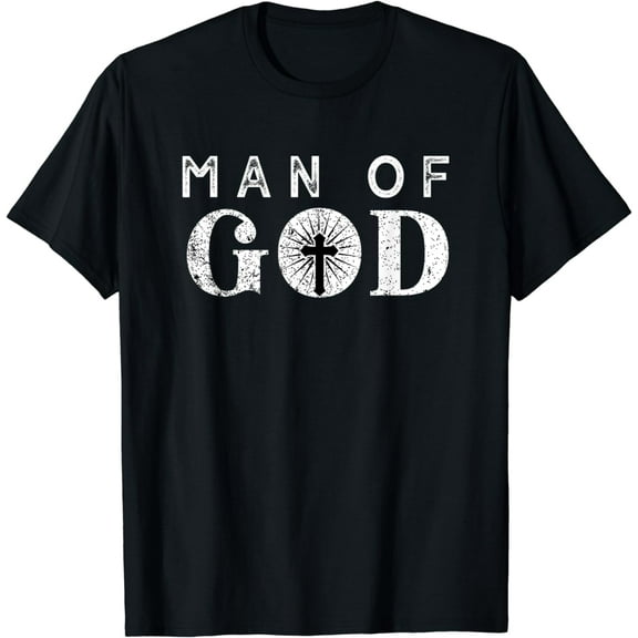 Man of God Gift Bible Verse Male T-Shirt