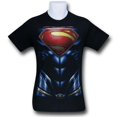 thumbnail image 1 of Man of Steel Armor Costume Mens T-Shirt - Small, 1 of 1