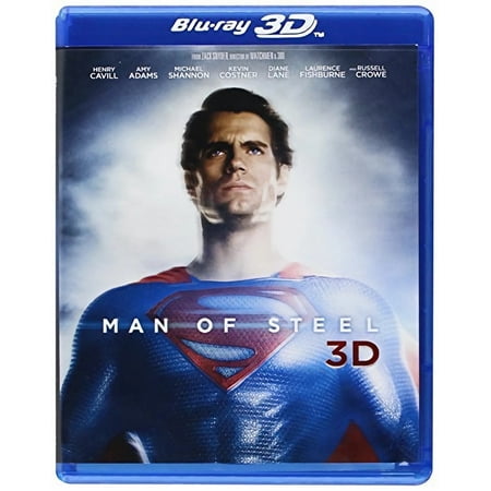 Man of Steel 3D [4 Discs] [Includes Digital Copy] [3D] [Blu-ray/DVD] [Blu-ray/Blu-ray 3D/DVD] [2013]