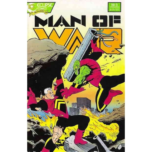 Man of War (Eclipse) #3 VF ; Eclipse Comic Book