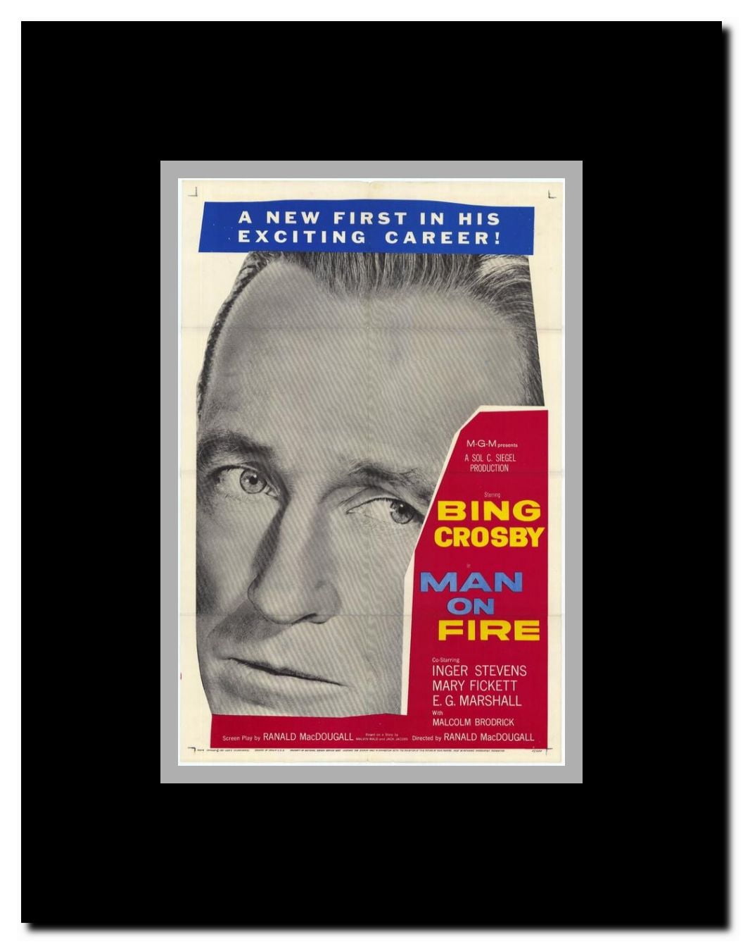 Man on Fire Framed Movie Poster