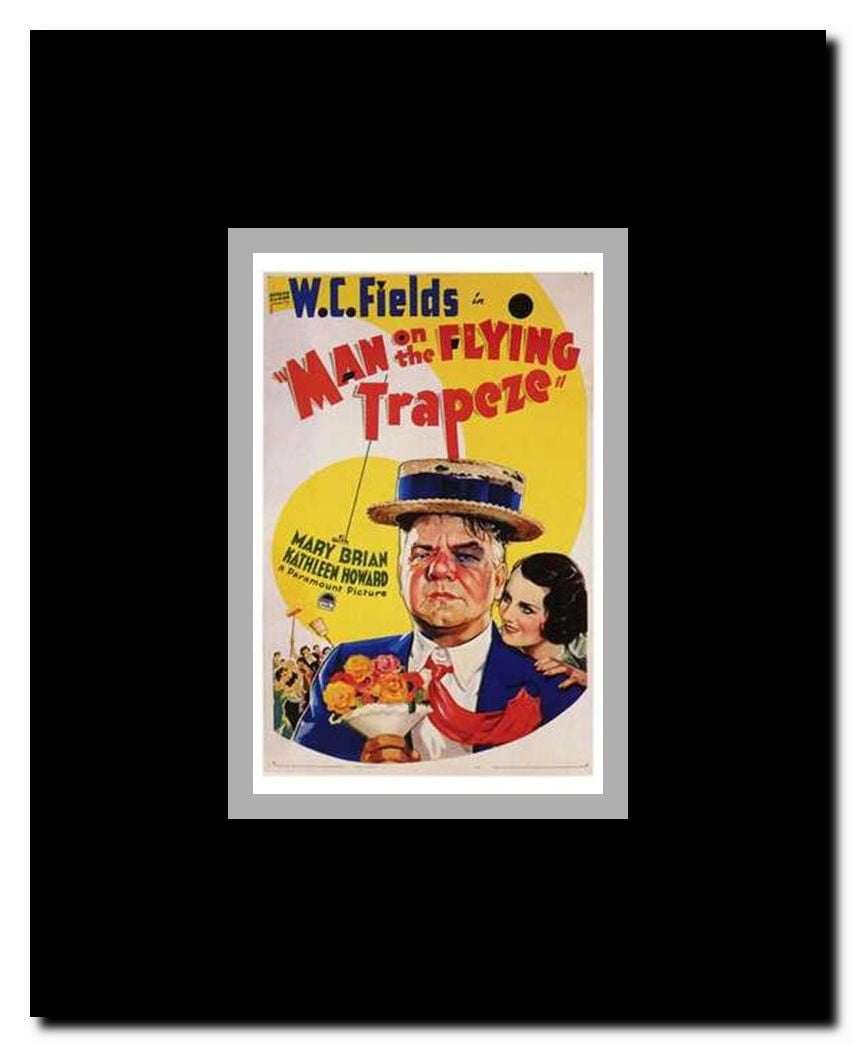 Man on the Flying Trapeze Framed Movie Poster