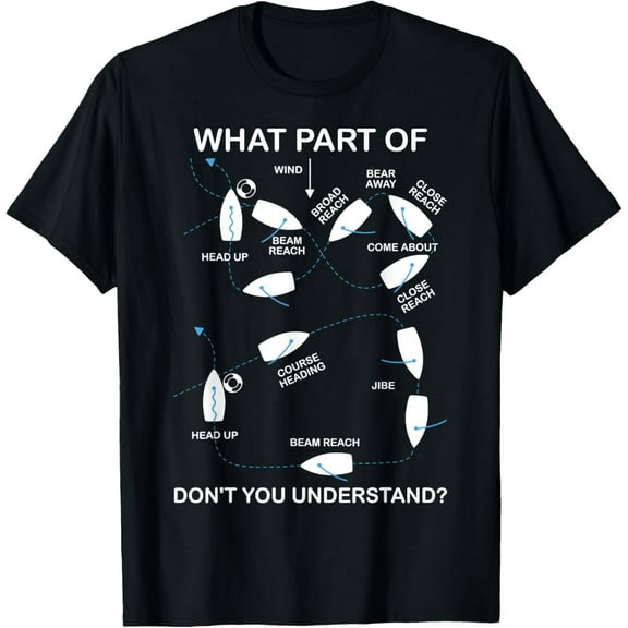 Man over board manoeuvre sailing ship sailor T-Shirt