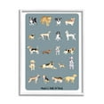 thumbnail image 1 of Man's Best Friend Dog Breeds Animals & Insects Graphic Art White Framed Art Print Wall Art, 1 of 7