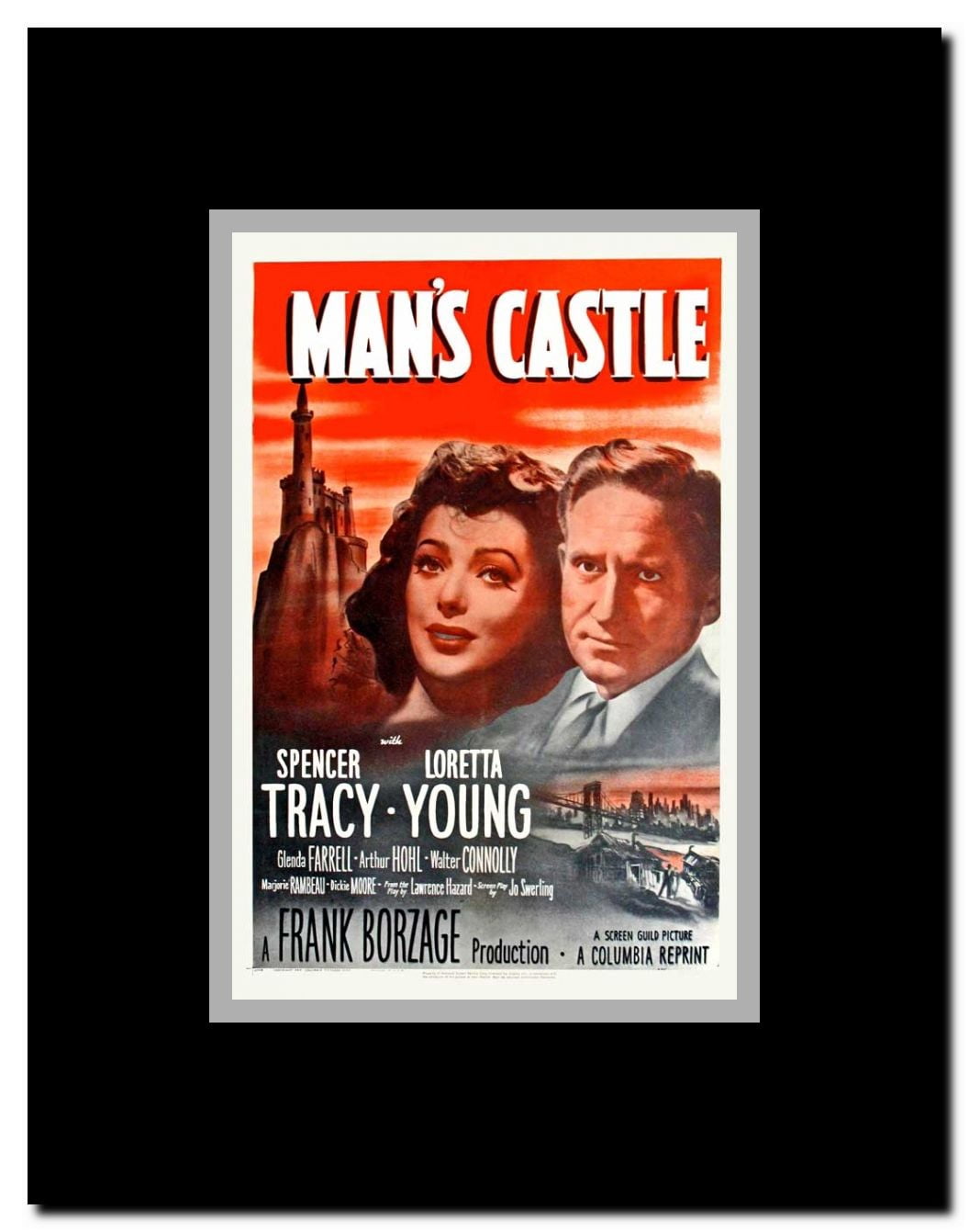 Man's Castle Framed Movie Poster
