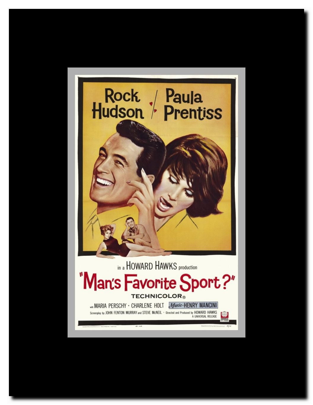 Man's Favorite Sport? Framed Movie Poster