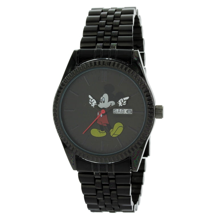 Disney Mickey Mouse Watch, IP Black, Day and Date, Quartz  display picture 2