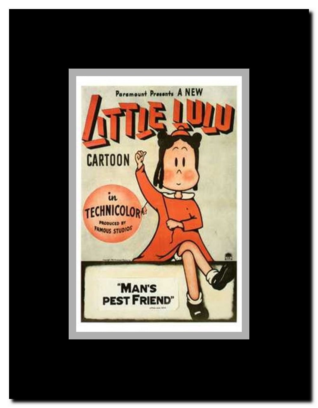Man's Pest Friend Framed Movie Poster