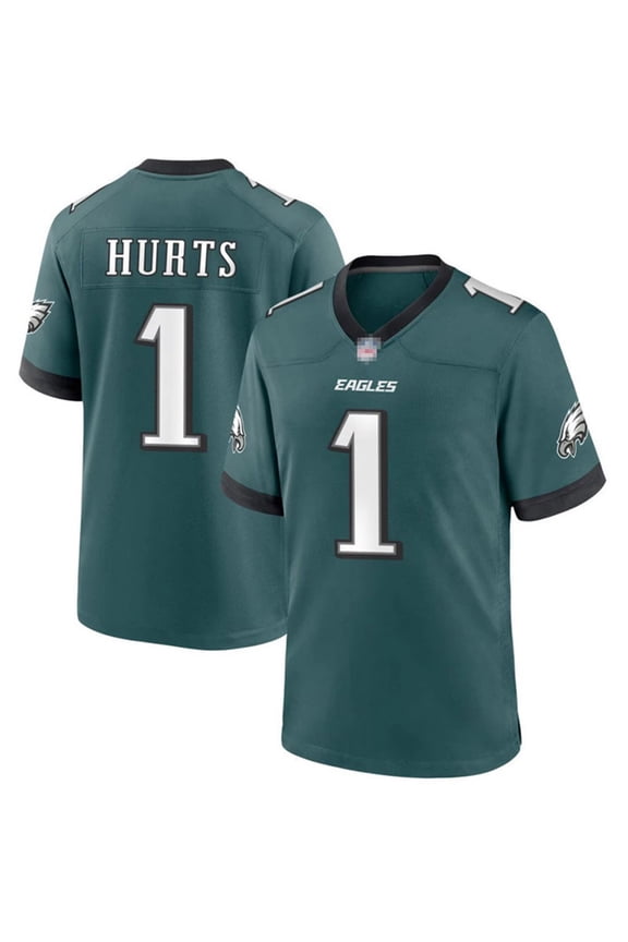 Man's V-Neck HURTS#1 Classic Tee Game Shirt Jersey Green For Fan-L