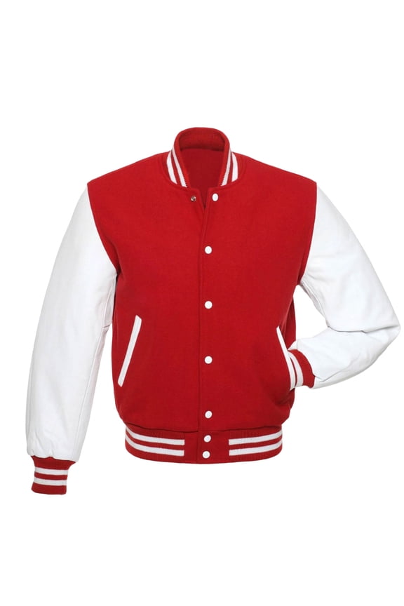 Man’s Varsities Baseball Jackets Letterman Jackets Wool Body Leather Sleeves Baseball Bombers Jackets Windbreaker