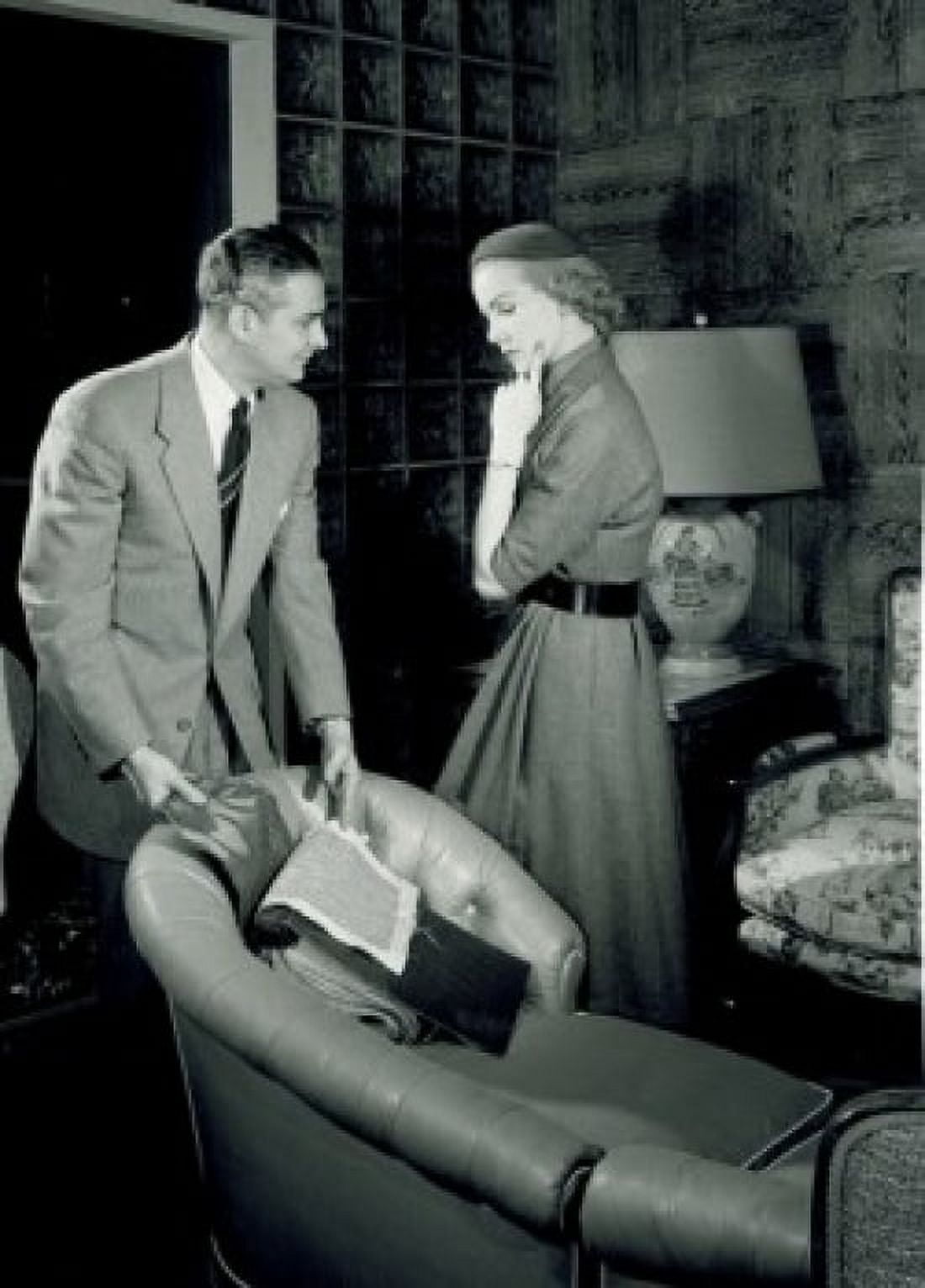 Man showing textile samples in shop Canvas Art - (18 x 24)