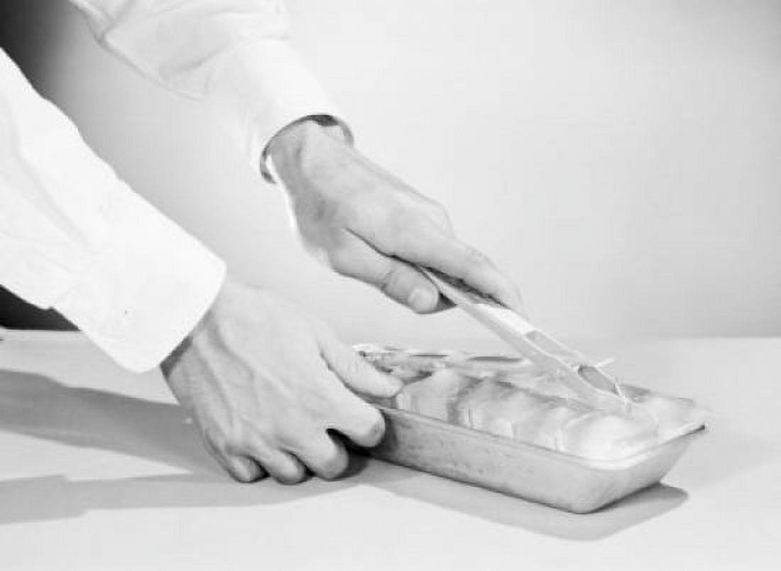 Man taking ice cubes from ice cube tray Canvas Art - (18 x 24)