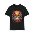 thumbnail image 1 of Man with Glasses in the Sun Unisex Softstyle T-Shirt Boho Dream Trippy, 1 of 3