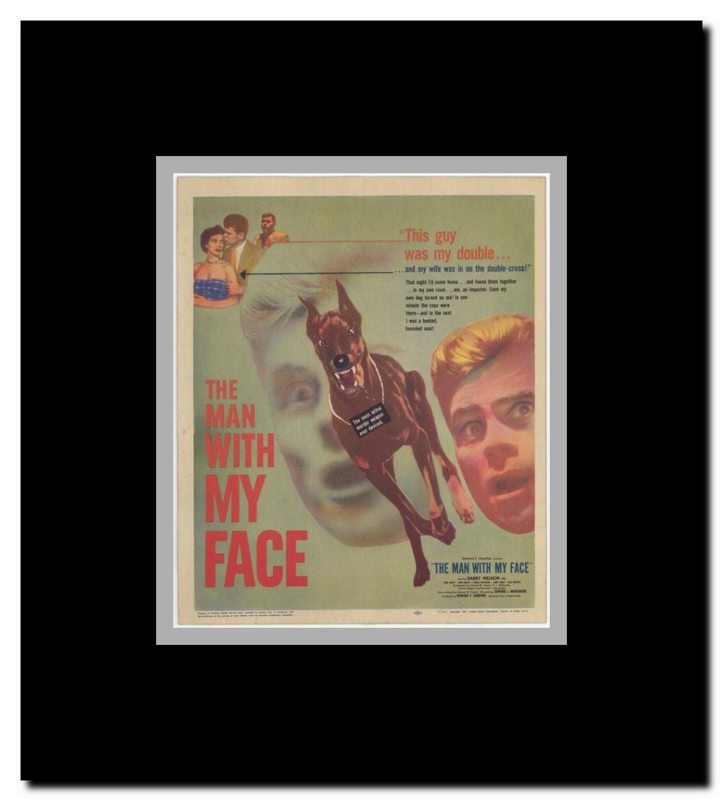 Man with My Face Framed Movie Poster
