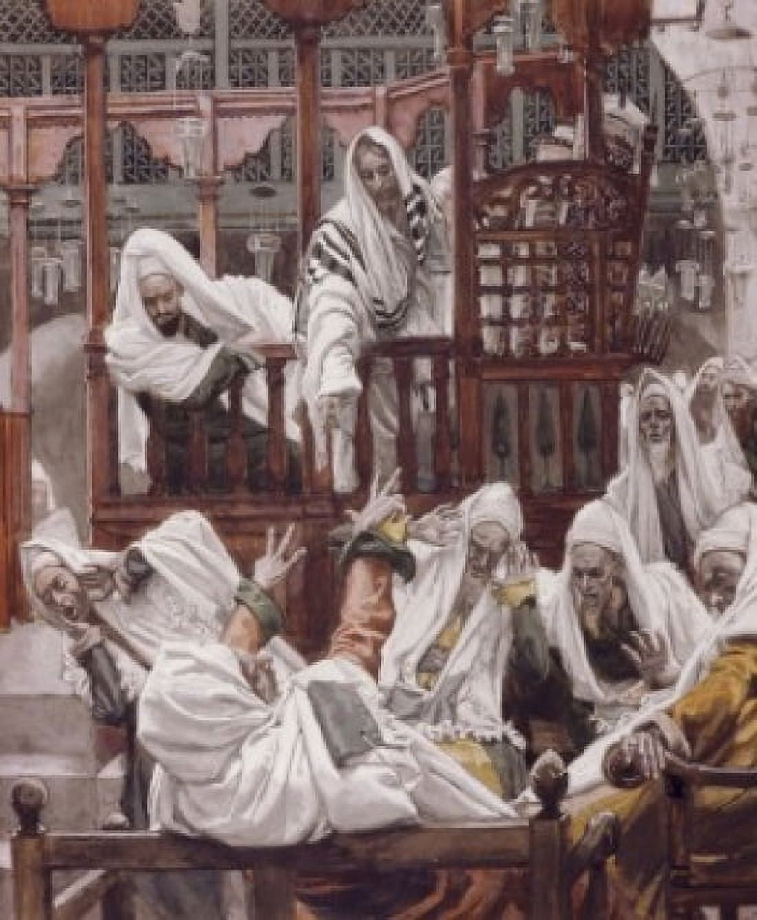 Man with the Unclean Spirit James Tissot (1836-1902 French) Canvas Art - James Tissot (24 x 36)
