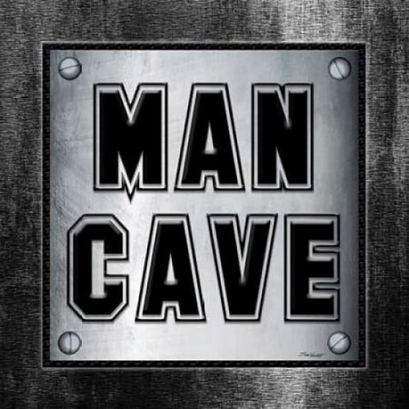 ManCave Metal Sq Poster Print by Todd Williams