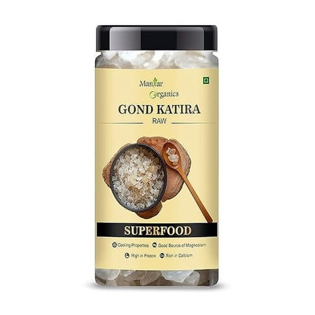 ManHar Organics Gond Katira Pure Organics 150gm |Tragacanth Gum| Edible Gum