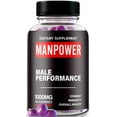 thumbnail image 1 of ManPower Gummies, Official ManPower ME Gummies, All Natural Supplement To Support Extreme Stamina and Overall Wellness, Premium Gummy Reviews (60 Gummies), 1 of 6