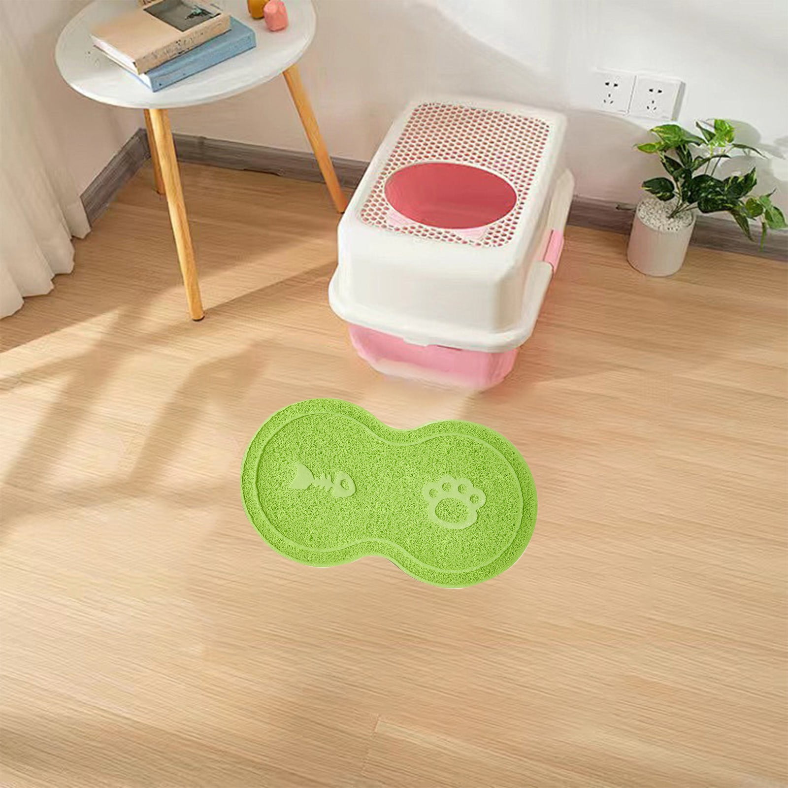 ManTuo Christmas Decorations Clearance Pet Mats Bowl Mat PVC Watersafe