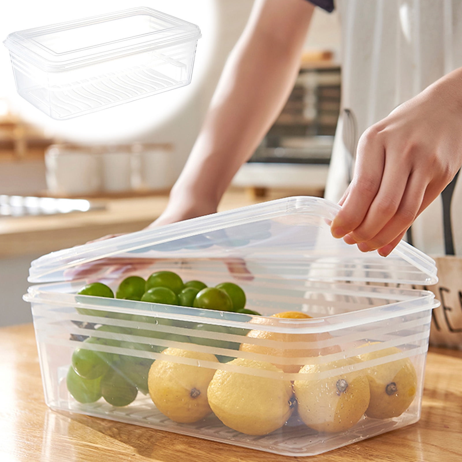 ManTuo Todays Daily Deals Refrigerator Storage Box Kitchen Drawer Type