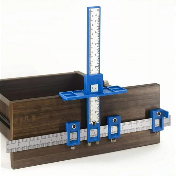 ManYmbyan Cabinet Hardware Jig, Cabinet Handle Jig, Cabinet Hardware Template Tool, Drawer Pull Jig - Cabinet Jig for Handles and Pulls