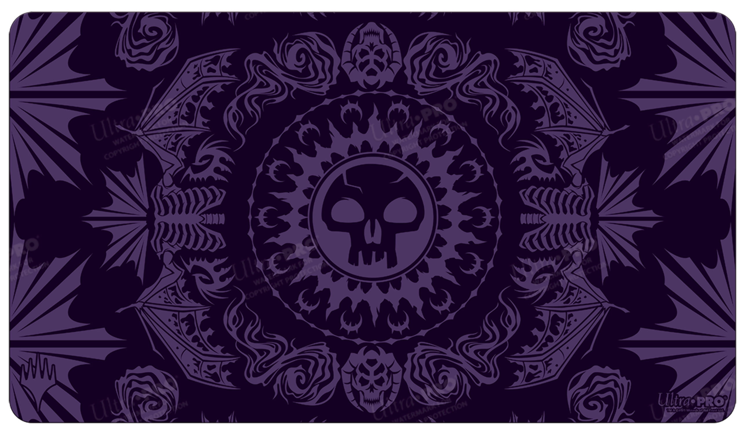 MTG プレイマット マナ 7 沼 Mana 7 Swamp Standard Gaming Playmat for Magic: The