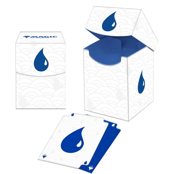 Mana 8 - 100+ Deck Box - Island for Magic: The Gathering