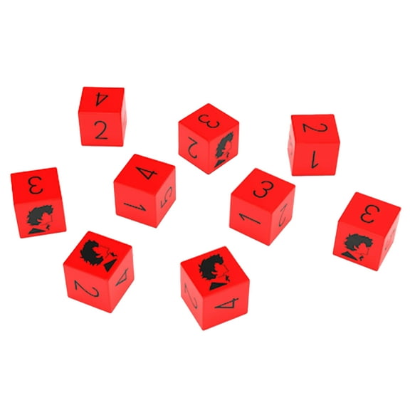 Mana Project Studio Cowboy Bebop Roleplaying Game - Spike Spiegel Dice Set (9) New
