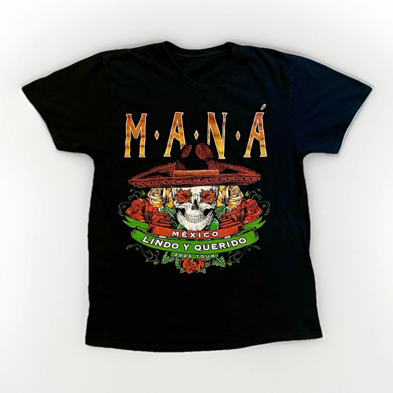 Mana Tour Shirt 2023 Medium Mexico Lindo Y Querido W/ Tour Dates Latin ...