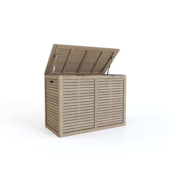 Manada-Mist Large-Size Double Teak Storage Chest