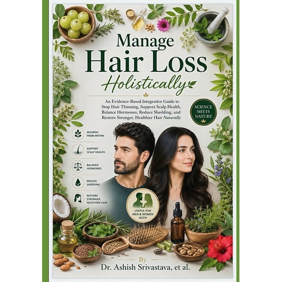 Manage Hair Loss Holistically: An Evidence-Based Integrative Guide to Stop Hair Thinning, Support Scalp Health, Balance , (Paperback)