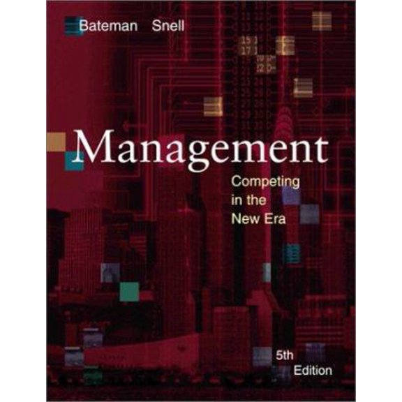 Pre-Owned Management: Competing in the New Era (Hardcover) 0072408596 9780072408591