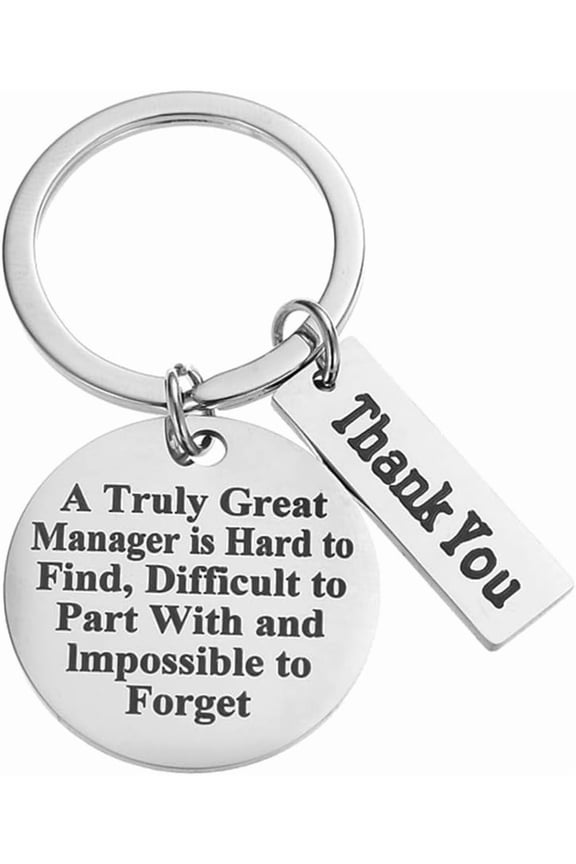 Manager Gift Keychain Thank You Gift Retirement Gift Key Chain for Manager Leader
