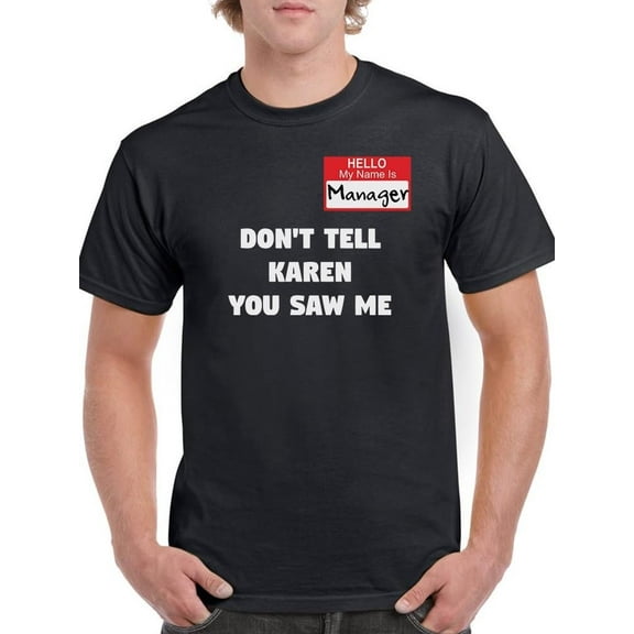 Manager Sync Costume T-Shirt Men -Smartprints Designs, Male x-Large