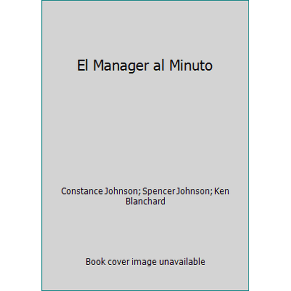 Pre-Owned El Manager al Minuto (Rayo) (Paperback) 0060556404 9780060556402