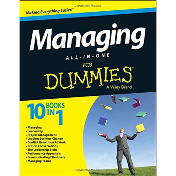 Pre-Owned Managing All-in-One For Dummies (Paperback) 1118784081 9781118784082