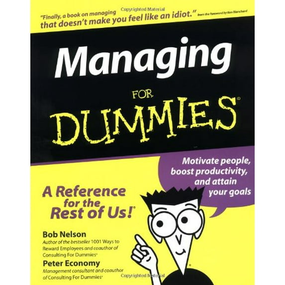 Pre-Owned Managing for Dummies (Paperback) 1568848587 9781568848587