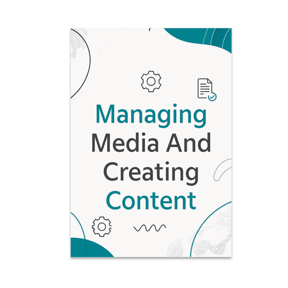 Managing Media And Creating Content - Social Media Manager - 13x19 Poster Print