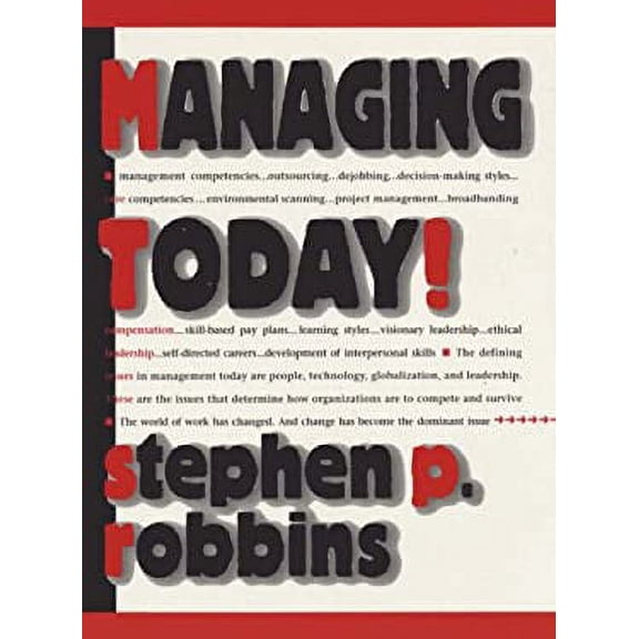 Pre-Owned Managing Today! (Hardcover) 9780132333139