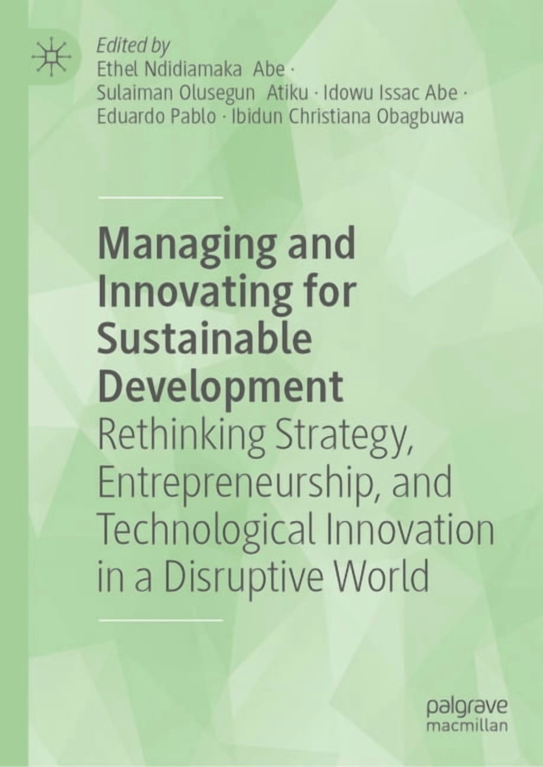 Managing and Innovating for Sustainable Development: Rethinking Strategy, Entrepreneurship, and Technological Innovation, (Hardcover)