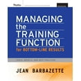 thumbnail image 1 of Managing the Training Function for Bottom Line Results : Tools, Models and Best Practices, 1 of 1