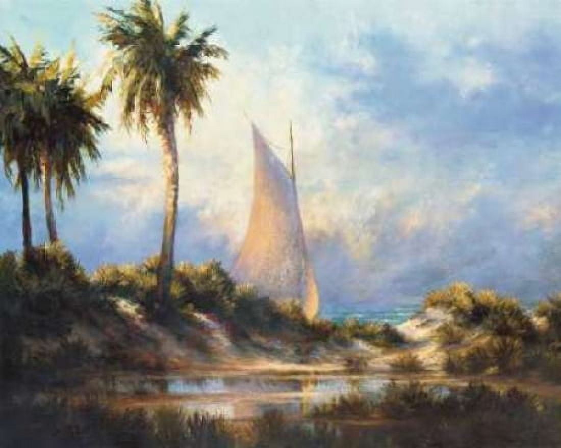 Manasota Key Returning Canvas Art - Malarz (22 x 28)
