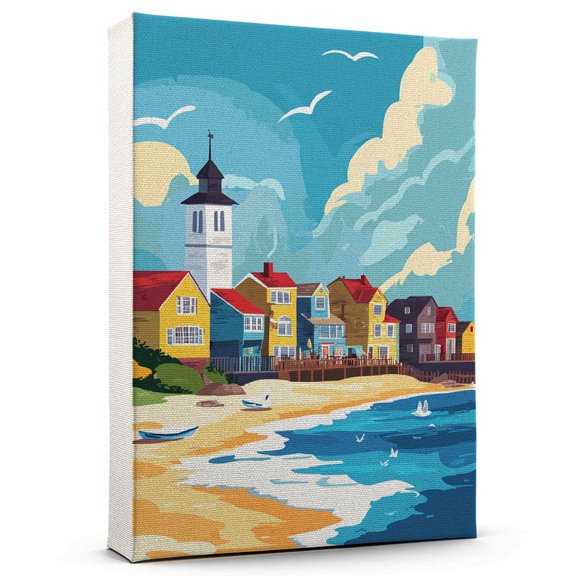 Manasquan Canvas Print, New Jersey Canvas Wall Art, Manasquan Decor Travel Canvas, New Jersey Travel Gift, Housewarming Gift - 99AZ827