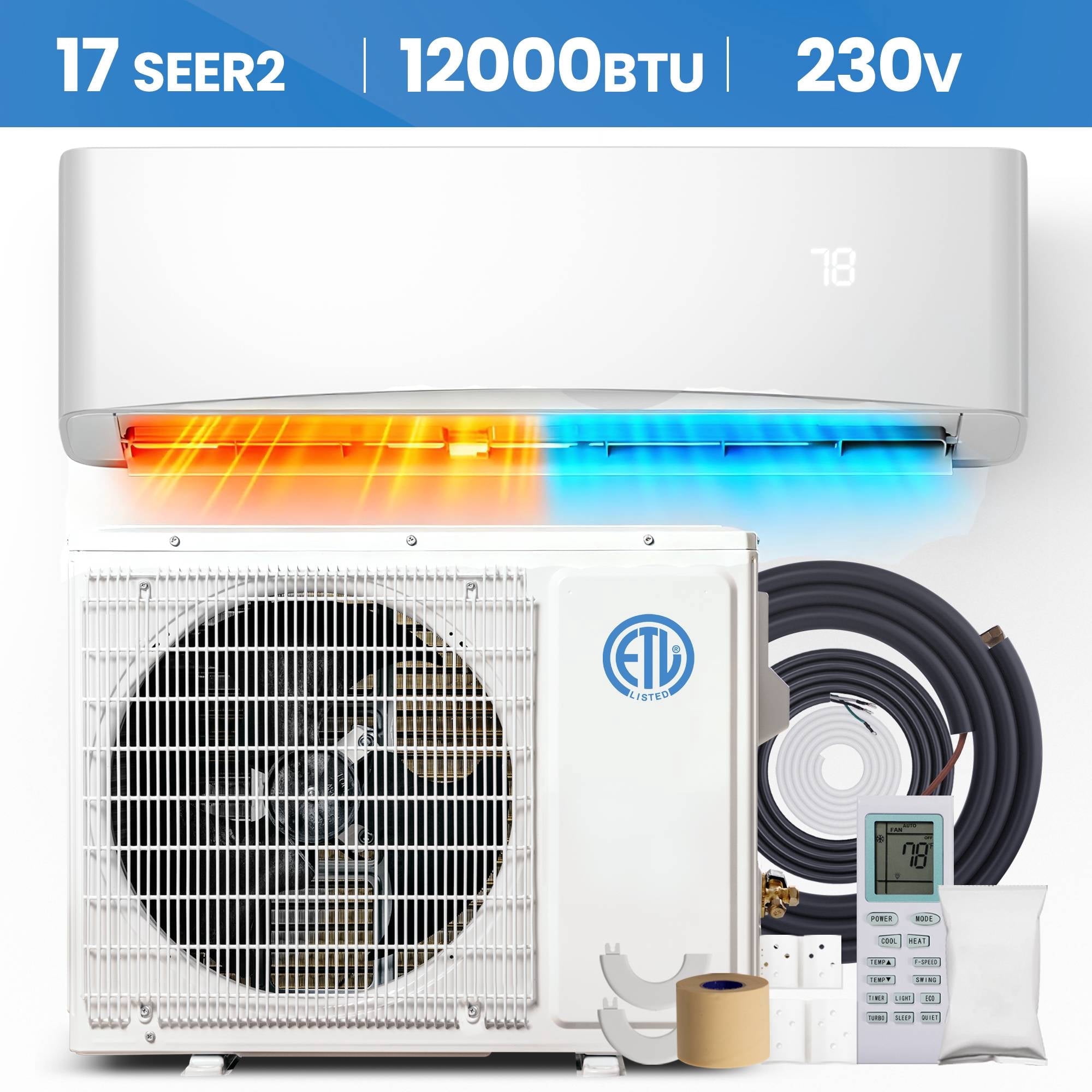 UrbanSync 12000 BTU Mini Split Air Conditioner & Heater With AHRI ...