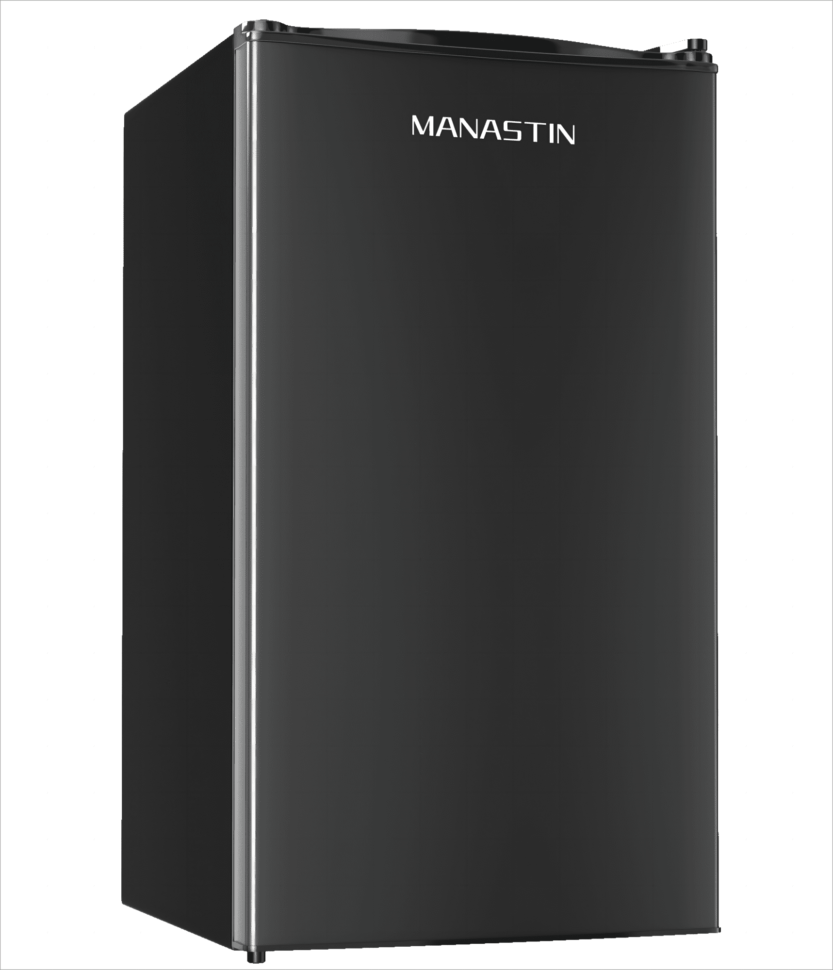 Manastin 3.2 Cu.ft Mini Fridge Energy Saving Compact Refrigerator with Reversible Door, Black