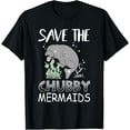 thumbnail image 1 of Manatee Earth Day T Shirt Save The Chubby Mermaids T-Shirt Gift for you - Men & Women Unisex T-shirt, 1 of 3